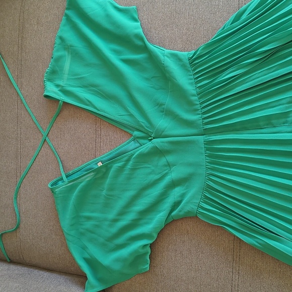 Green 50s style midi dress - Picture 3 of 3